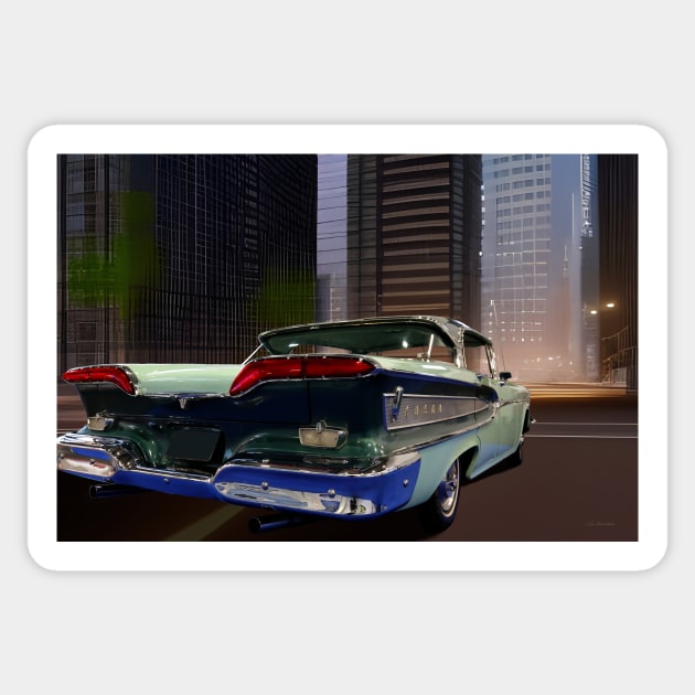 1958 Ford Edsel Citation Sticker by Kraaibeek